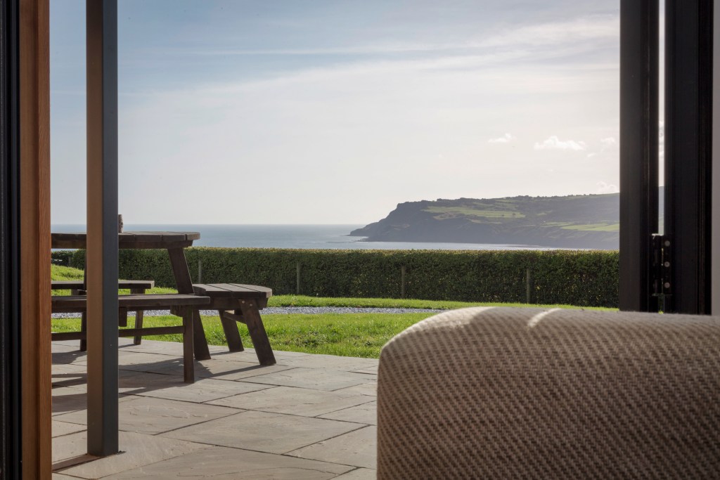 Charity, Robin Hood's Bay, North York Moors National Park. View 2 from link building.