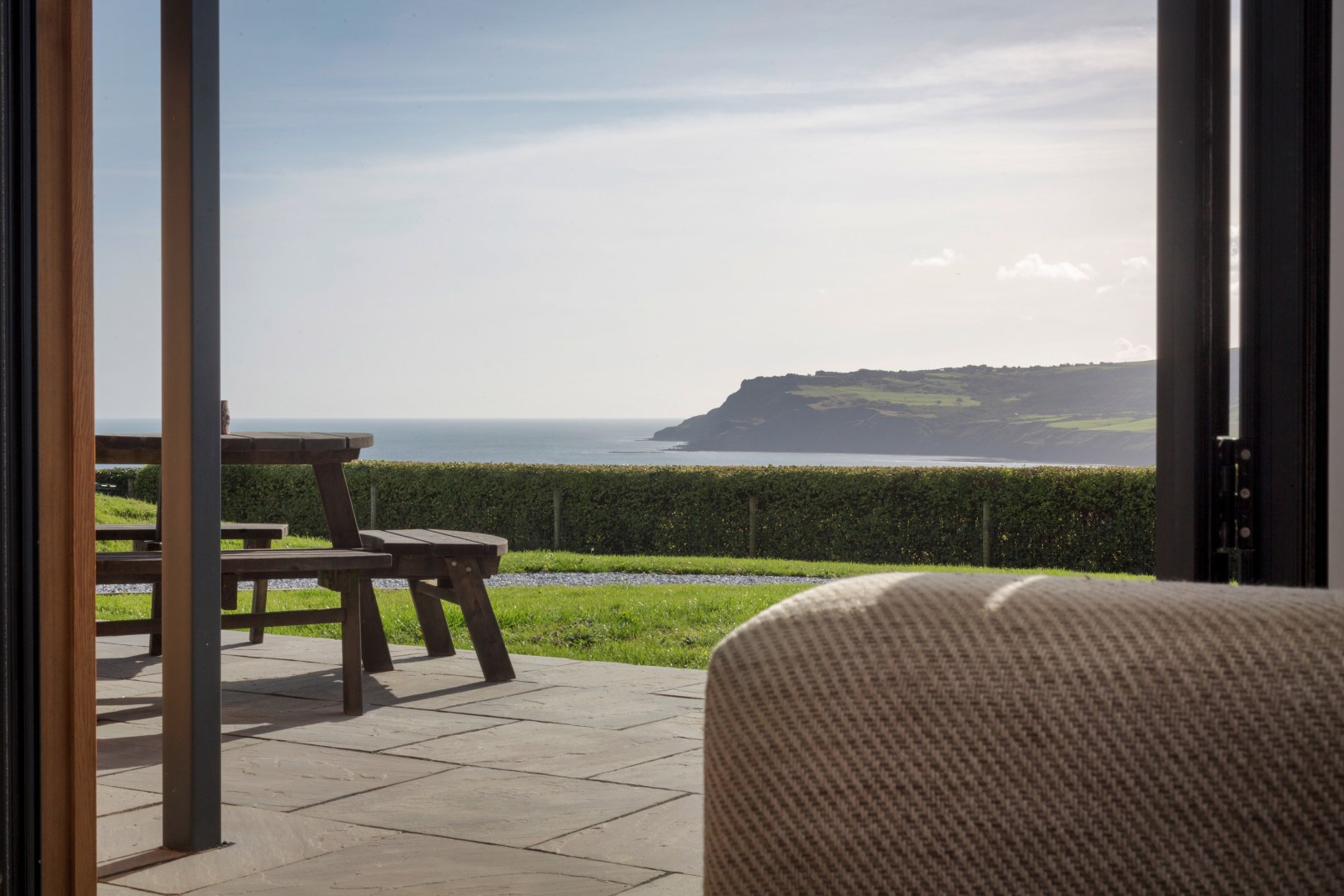 Charity, Robin Hood's Bay, North York Moors National Park. View 2 from link building.
