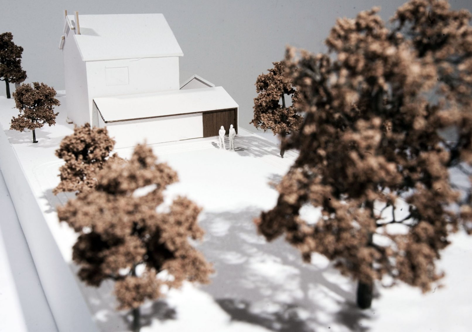 Garden Annex, Nottinghamshire. Design Model Rear View