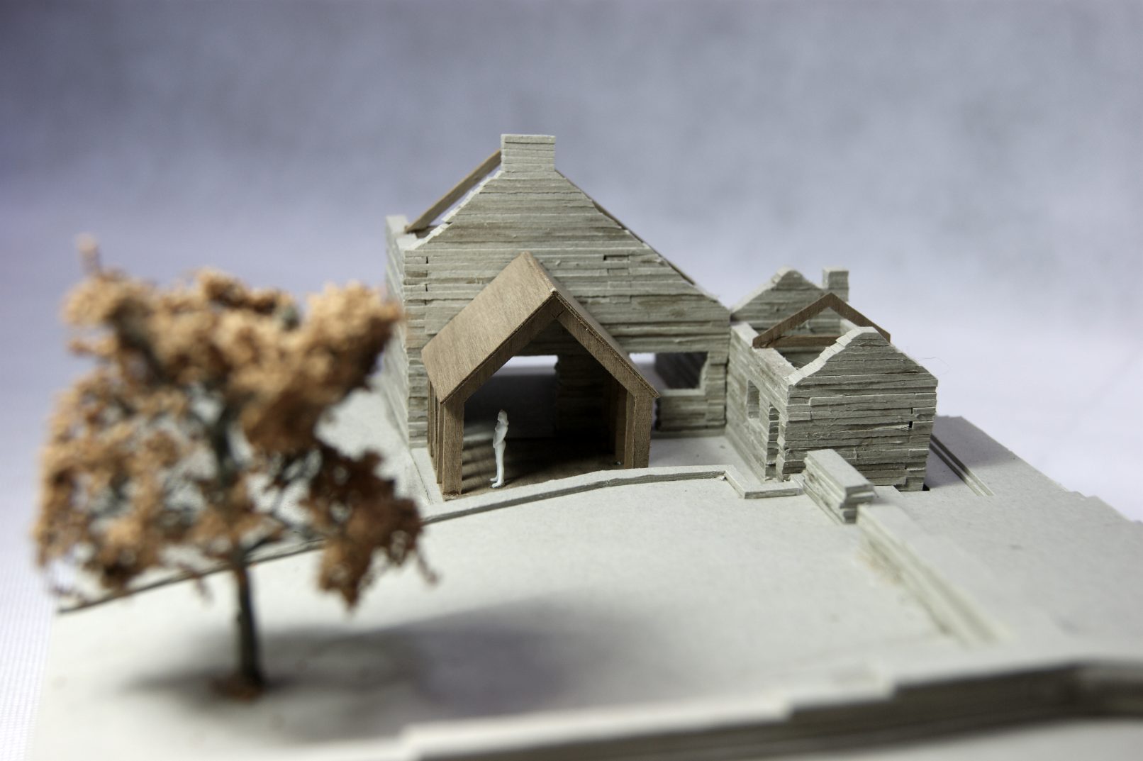 East Ayrlow Banks, Leyburn, North Yorkshire. Side Extension Model View