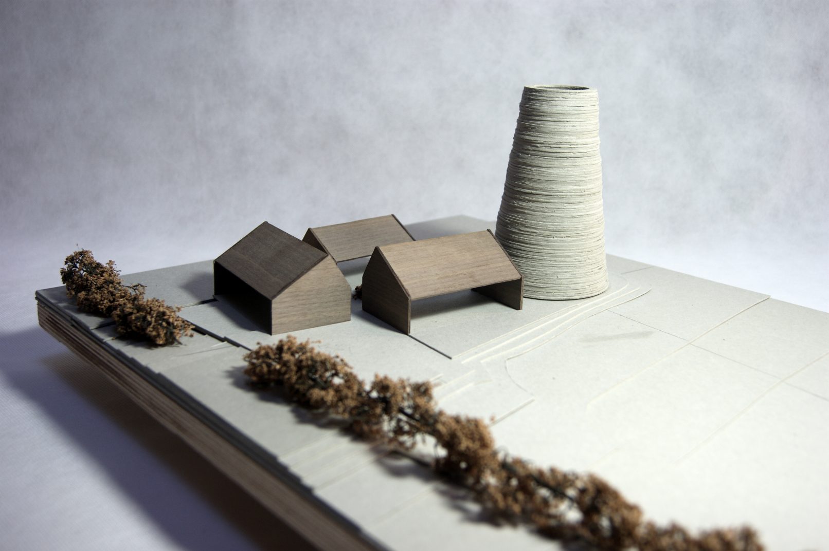 The Old Windmill, York. Front model shot