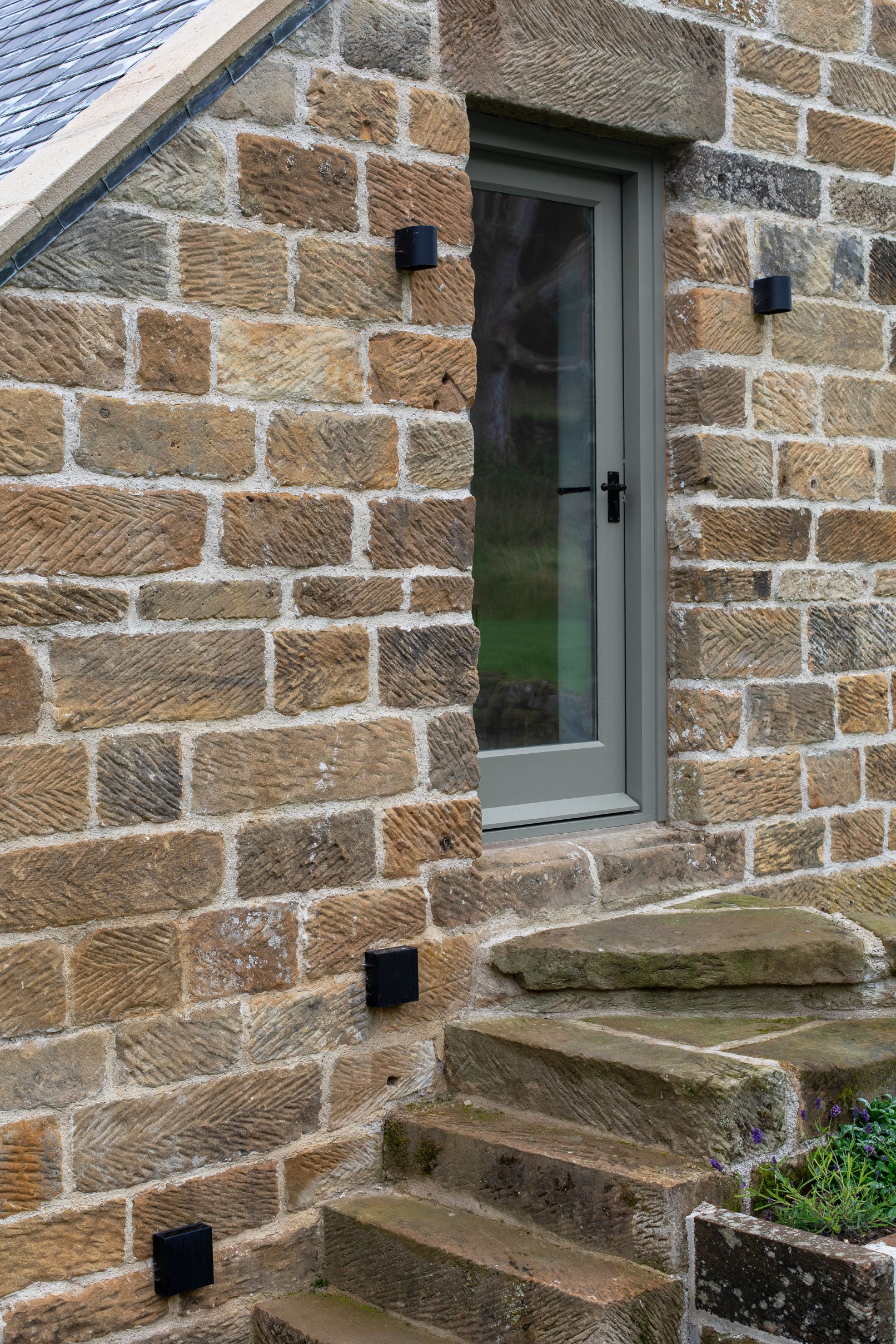 Forest Lodge Farm, Castleton. Cart Shed Exterior Steps