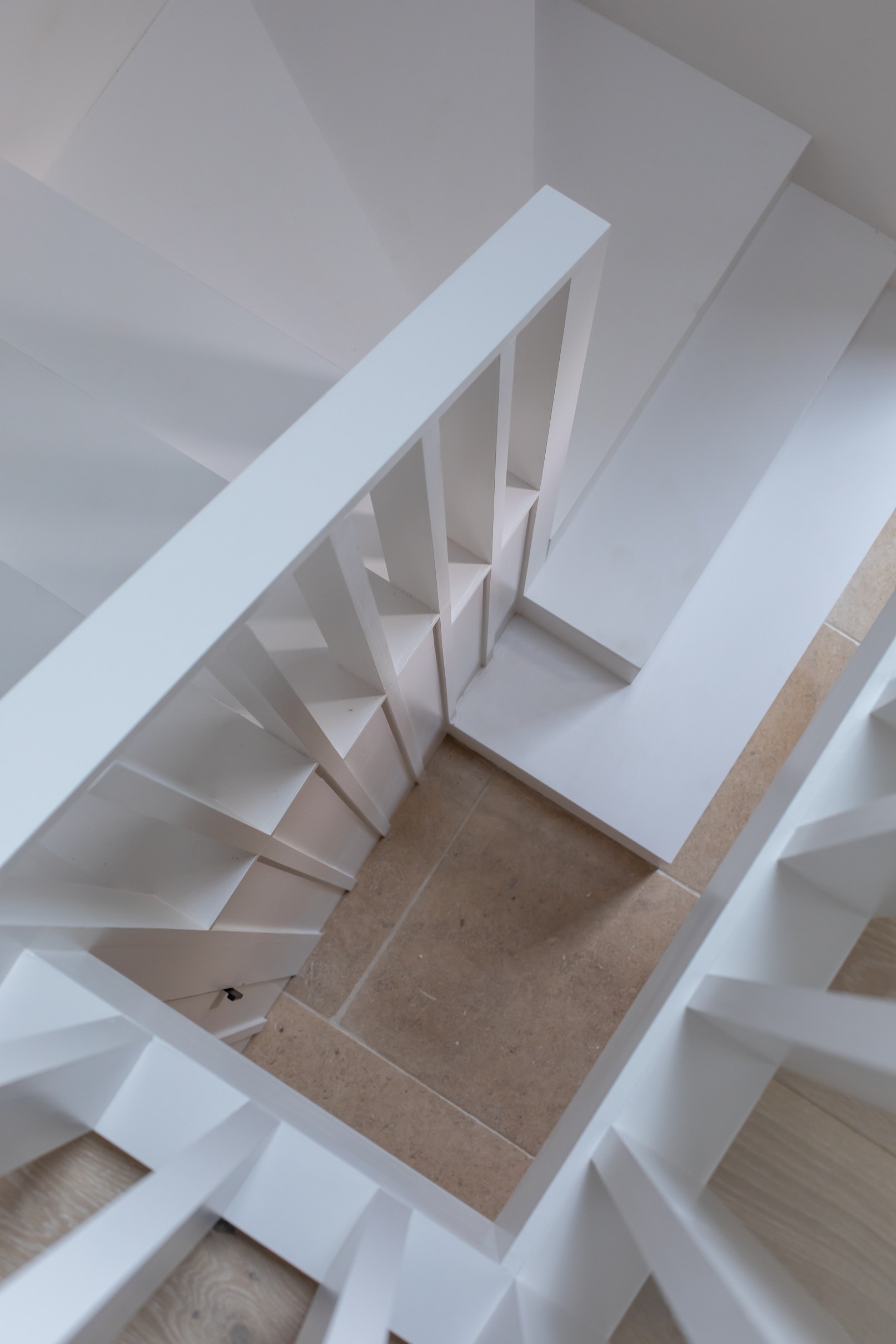 Forest Lodge Farm, Castleton. Cart Shed Stair Detail from Above