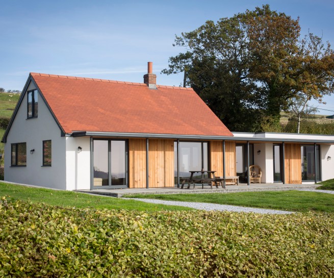 Charity, Robin Hood's Bay, North York Moors National Park. Completed front view.