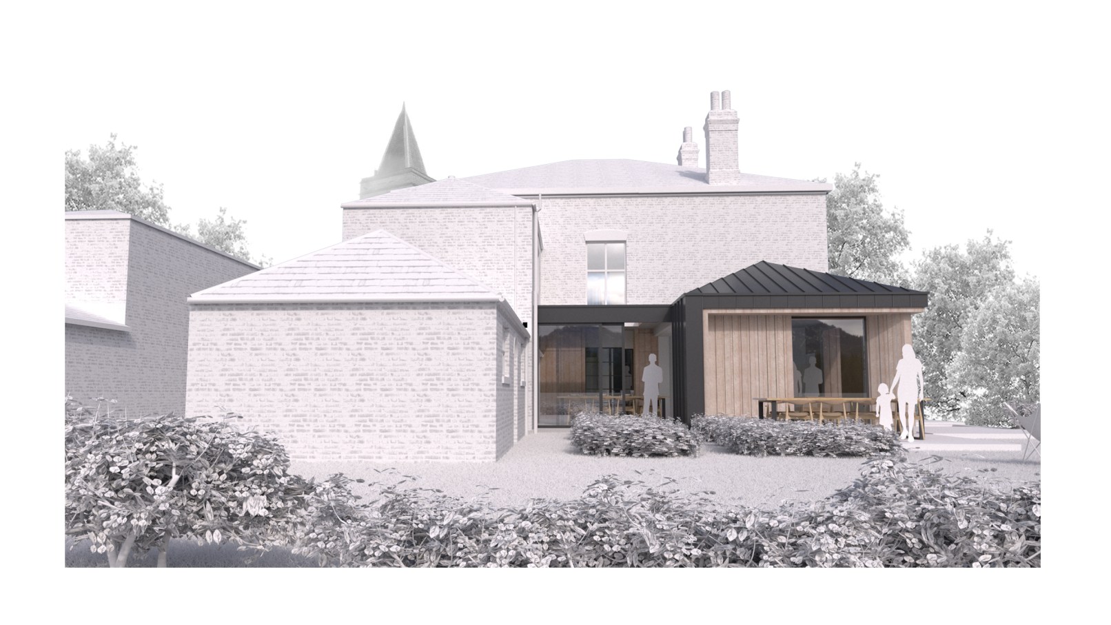 The Old Vicarage, Worlaby. Side View