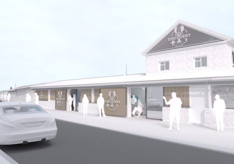 Whitby Lobster Hatchery, Whitby. Phase 1 Works Front View