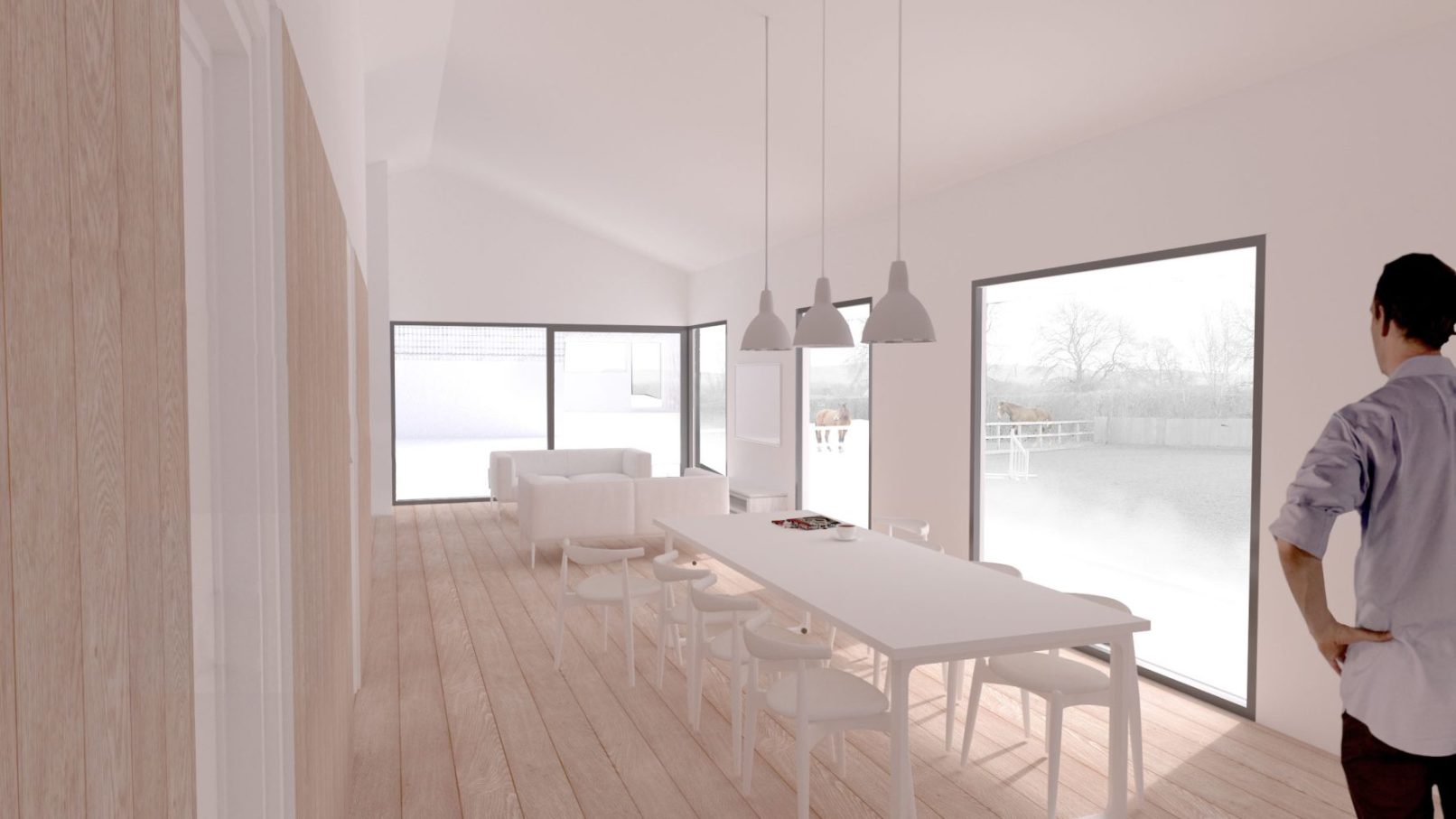 Village Farm, West Rounton. Internal visualisation