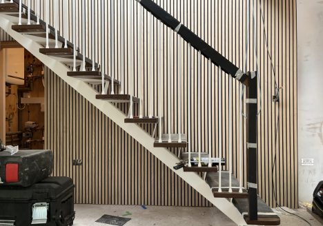 Ladywood Mead, Leeds. New stair detail