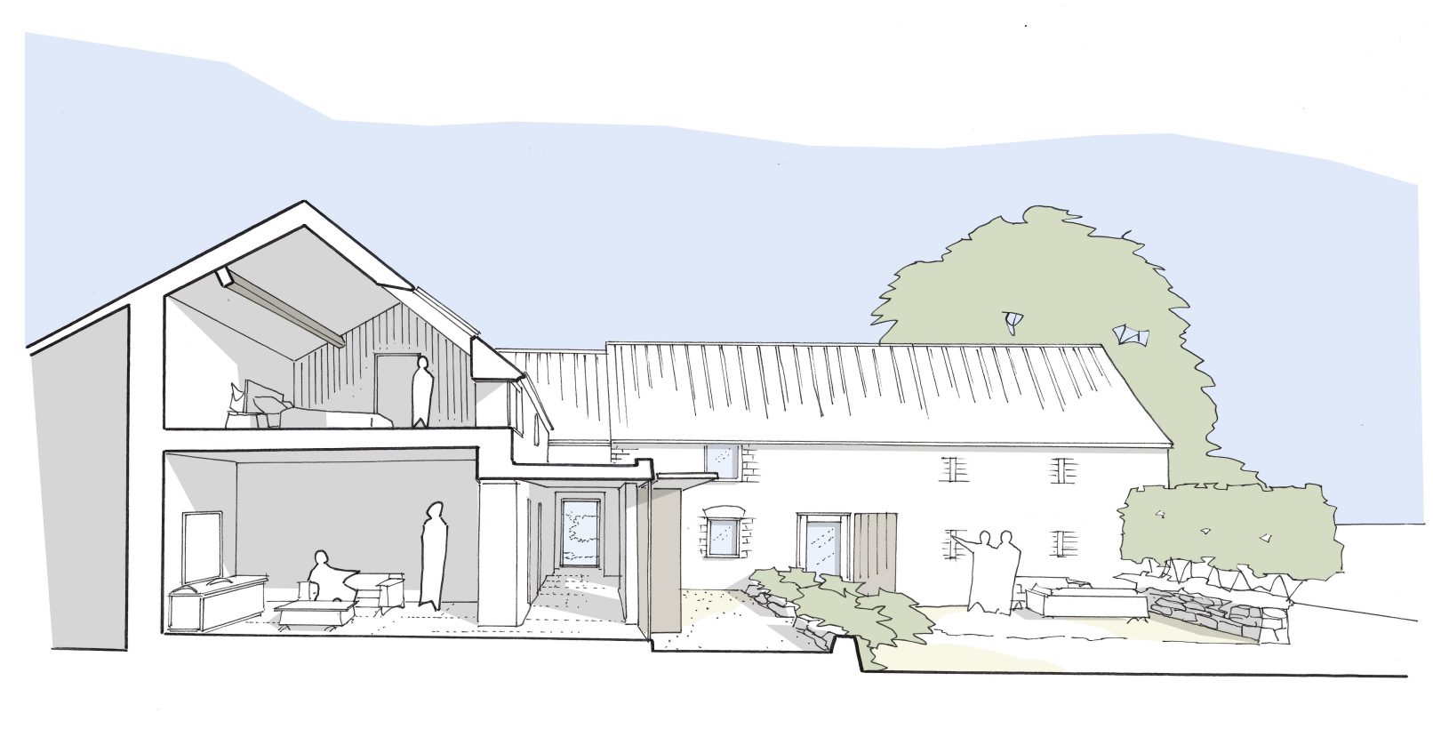 The Grange, Hotham. Section