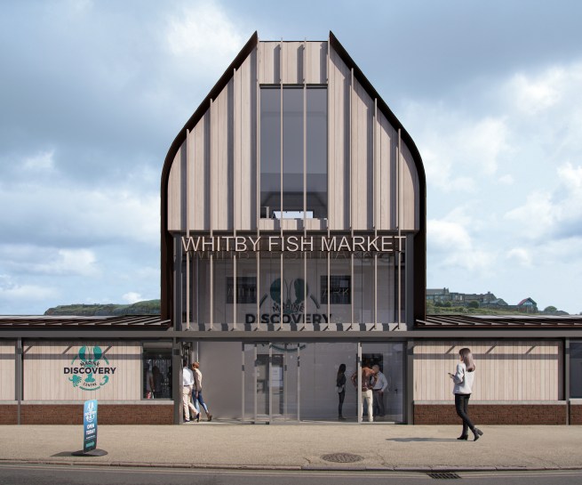 Fish Market, Whitby. Watchtower Extension Front Elevation