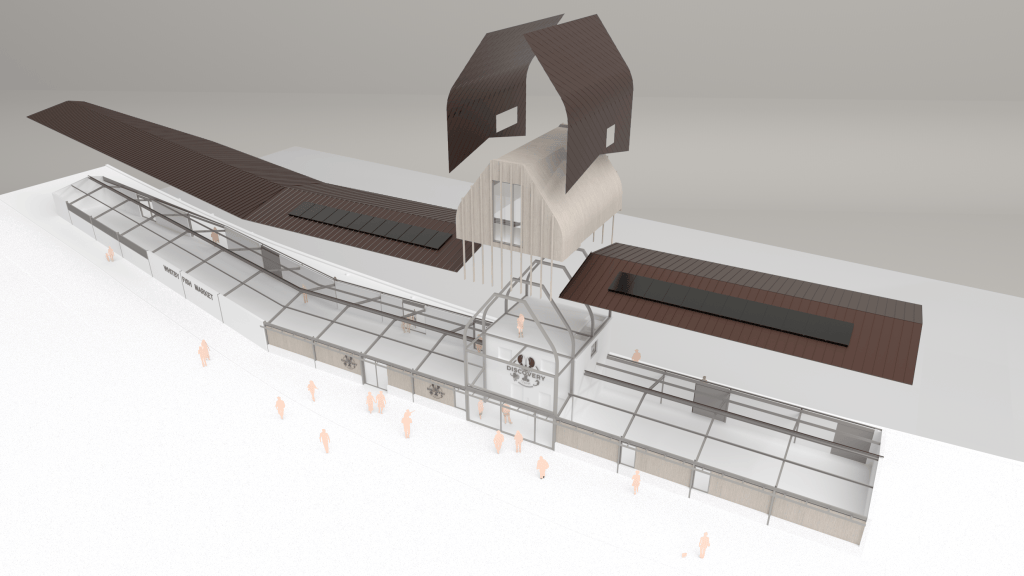 Fish Market, Whitby. Architectural Model View