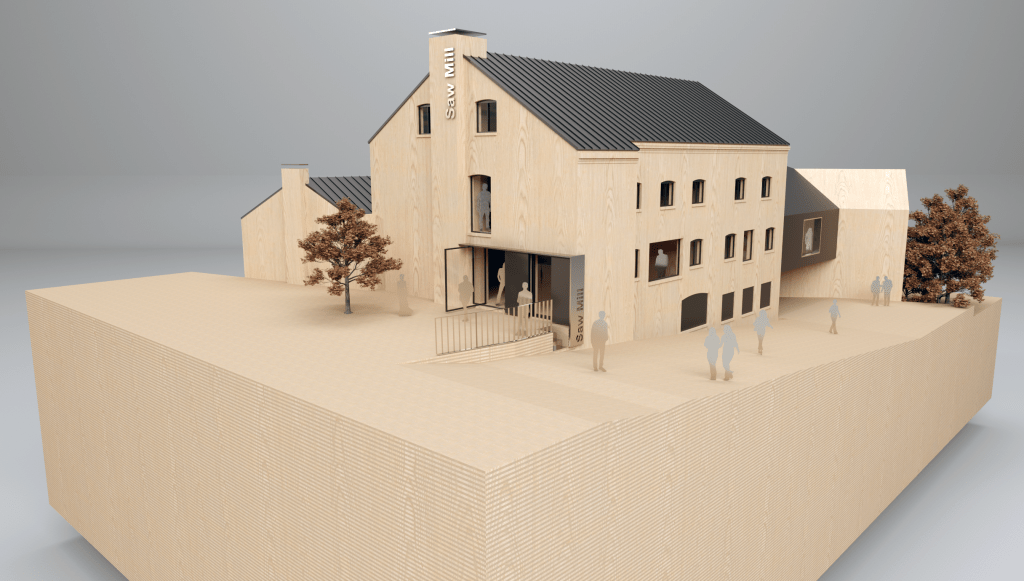 Victoria Mill, Bridlington. Model View
