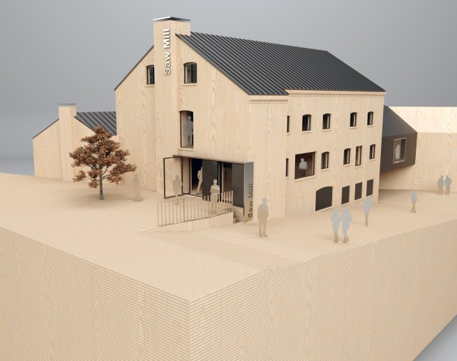 Victoria Mill, Bridlington. Model View