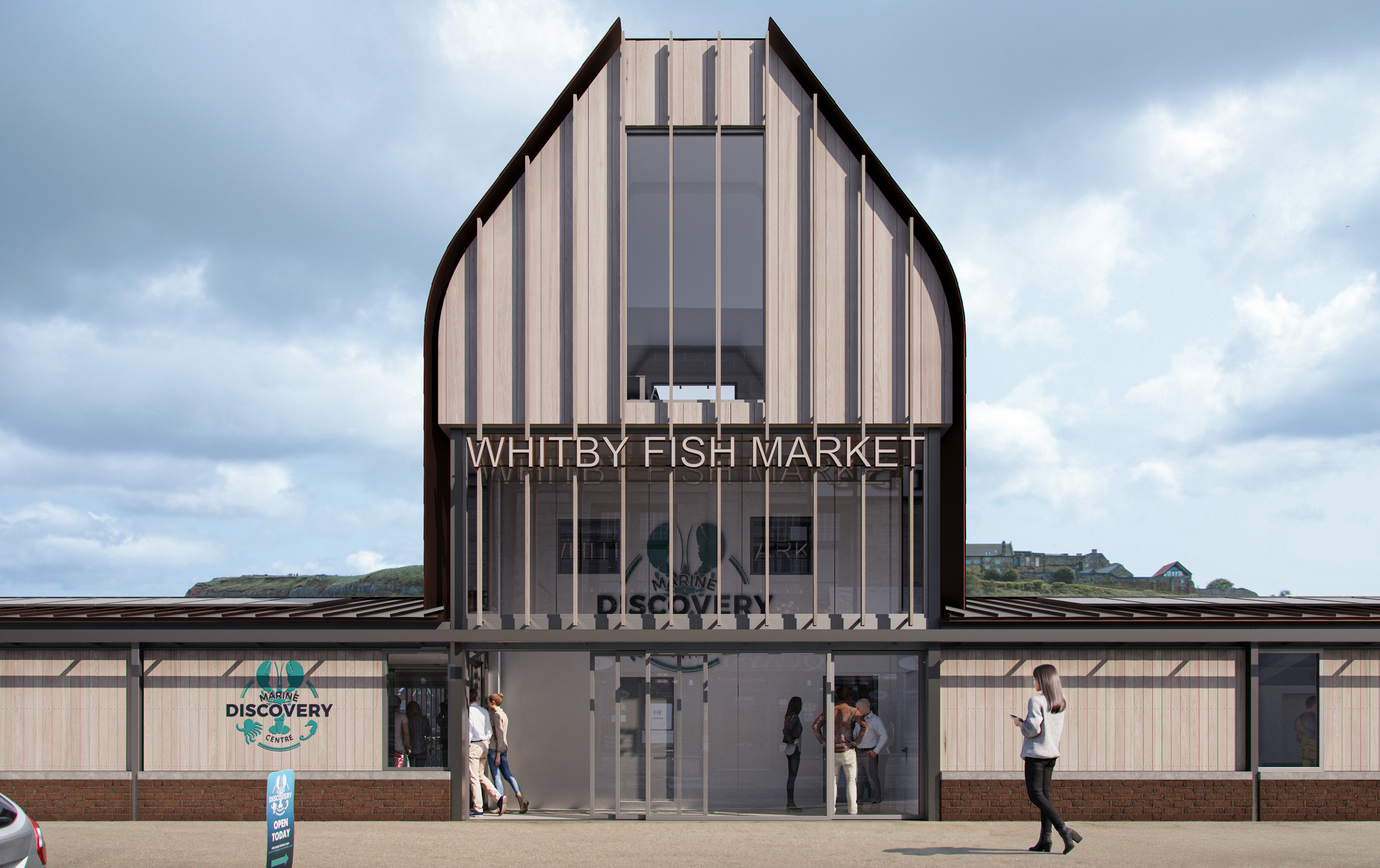 Fish Market, Whitby. Watchtower Extension Front Elevation