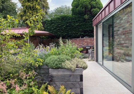 5 Church Lane, York. Rear extension & garden folly